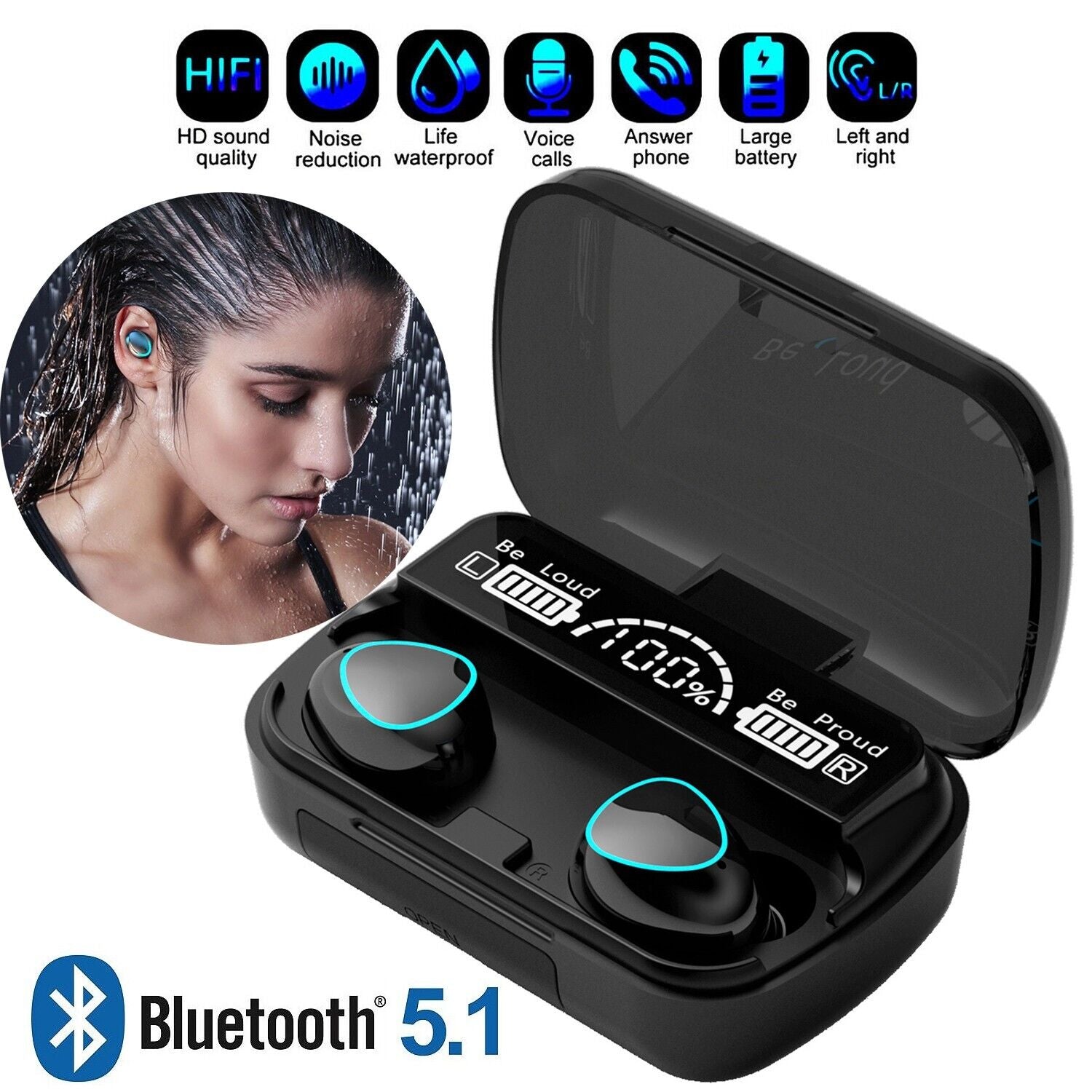 M10 Wireless Bluetooth Earbuds