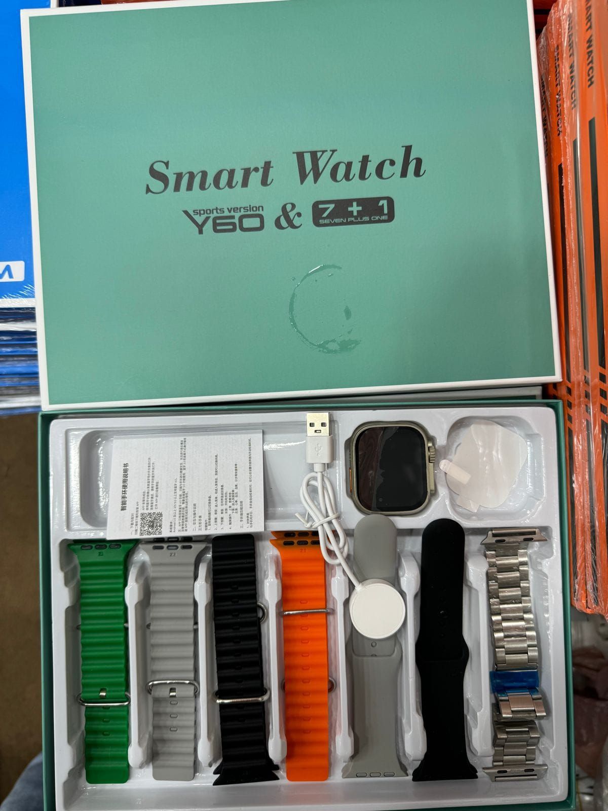 Y60 Ultra 7 in1 Ultra Smart Watch